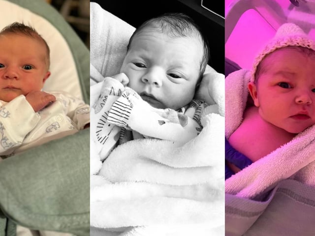 Some of the babies born in October 2025 in Northampton...