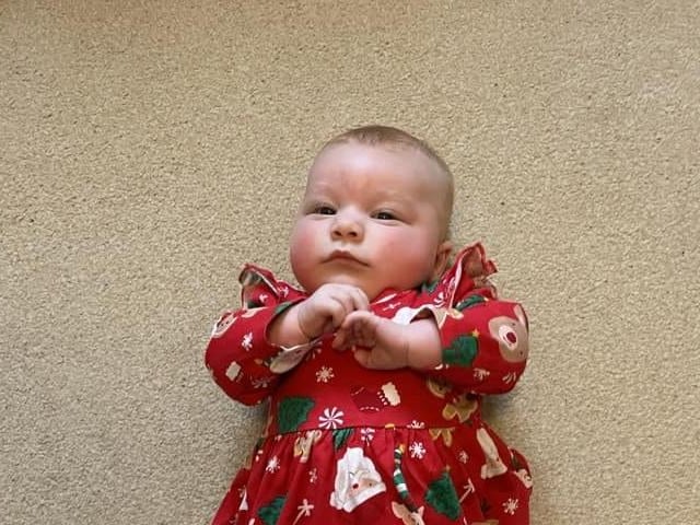 Three-month-old Charlotte.