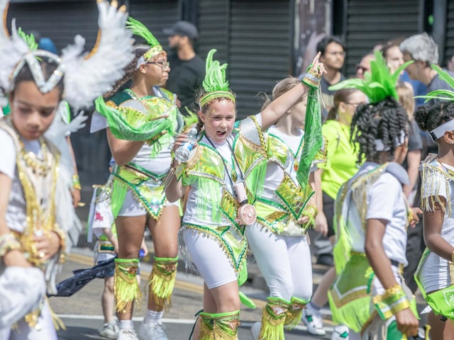 An explosion of joyous colour took over Northampton during the carnival on Saturday June 14.