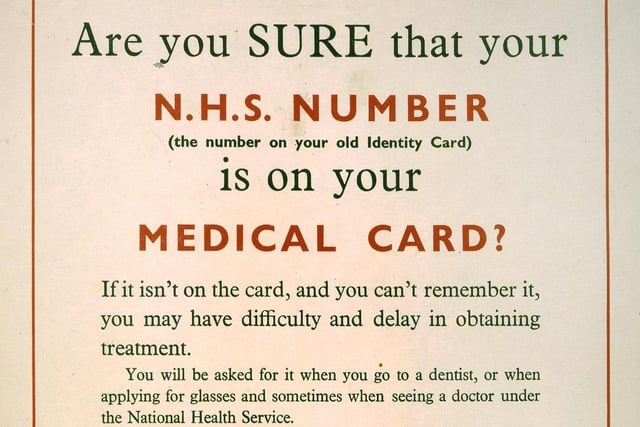 A third poster from the launch of the NHS in 1948.