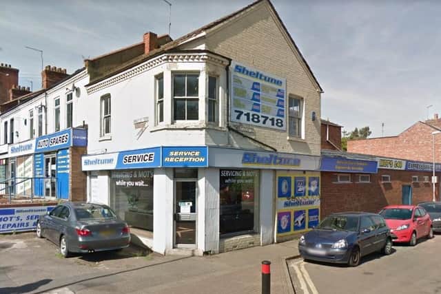 The former Sheltune Auto Repairs garage in Kingsley could be converted into 15 flats for vulnerable adults