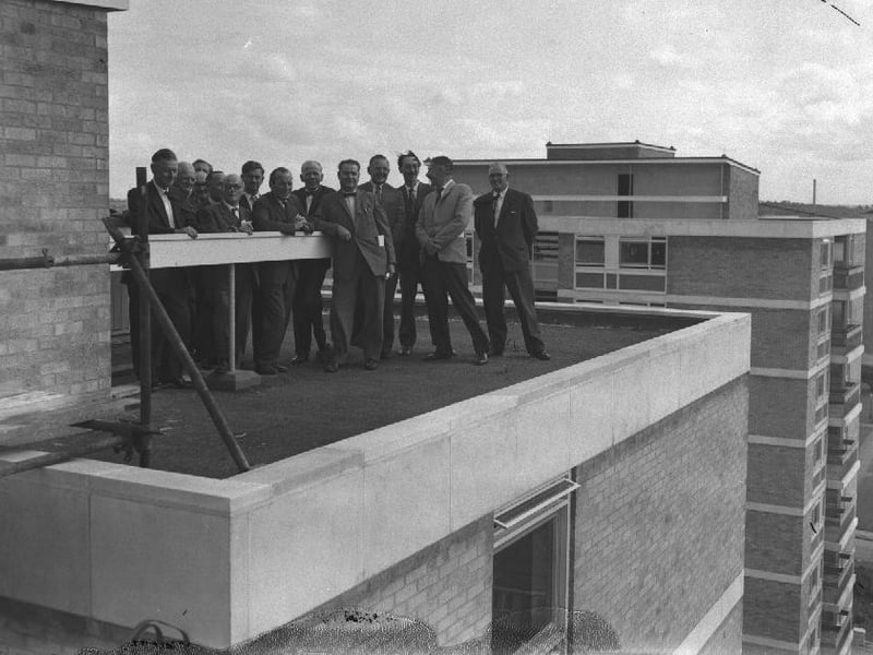 Norwich Council visits flats in Northampton, August 21, 1962