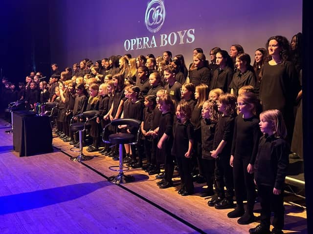 PQA Northampton on stage with the Opera Boys!