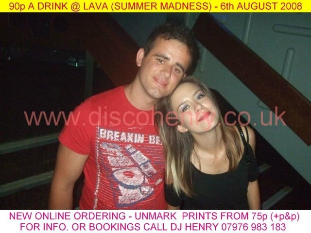 Nostalgic pictures from a 90p a drink night out at Lava in August 2008