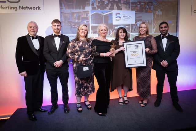 The Bedford College Group Marketing and Events Teams win Gold at The College Marketing Network FE First Awards 2025