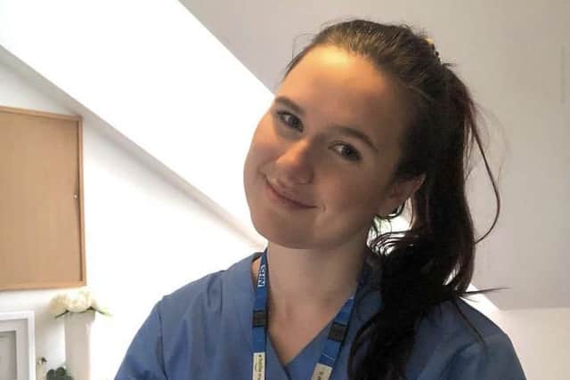 Leah Brooks, a former Northampton Academy student, has minimised her feelings of anxiety and imposter syndrome and uses her experiences to support others on social media.