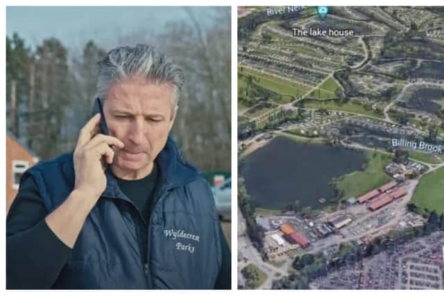 Alfie Best (left) has been ruled out of buying Billing Aquadrome (right)