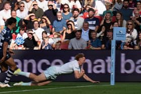George Hendy scored twice during the first half (picture: Claire Jones/redhatphoto.co.uk)