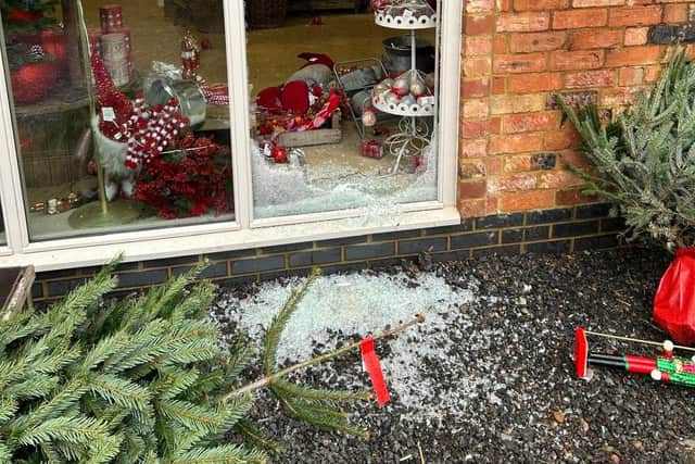 The incident happened at Welford Christmas Tree Farm in the early hours of Sunday morning (November 24).
