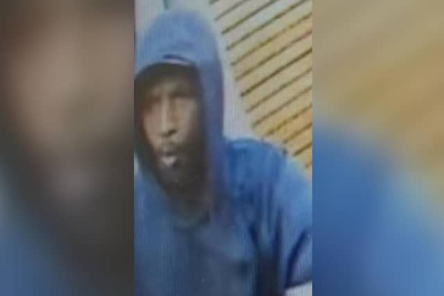 Police want to speak to the man in the image.