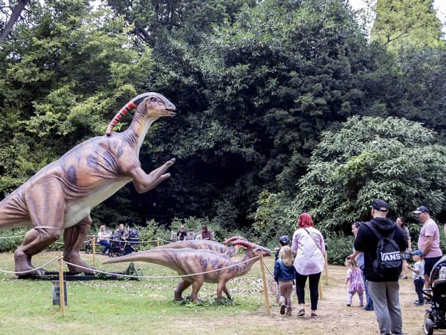 Families had tons of fun with the dinosaurs at Delapre Abbey when the event last came to town in 2022.