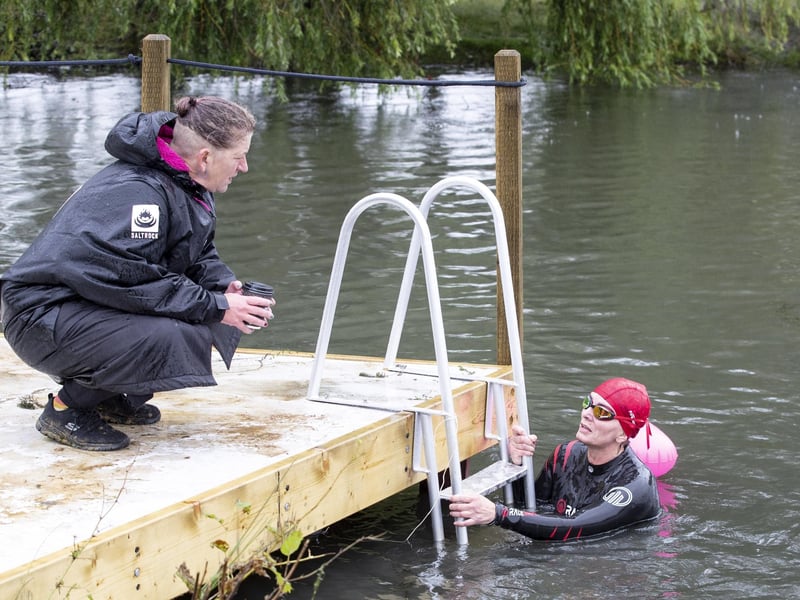 The lake at Bare Hill Farm, in Badby, Daventry, had its opening day on Saturday, August 5.