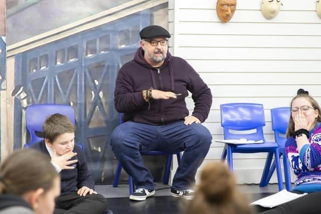Leigh Wolmarans, the CEO and artistic director at Silhouette Youth Theatre, was a head teacher of two primary schools before he made the switch to performing arts. Photo: Kirsty Edmonds.