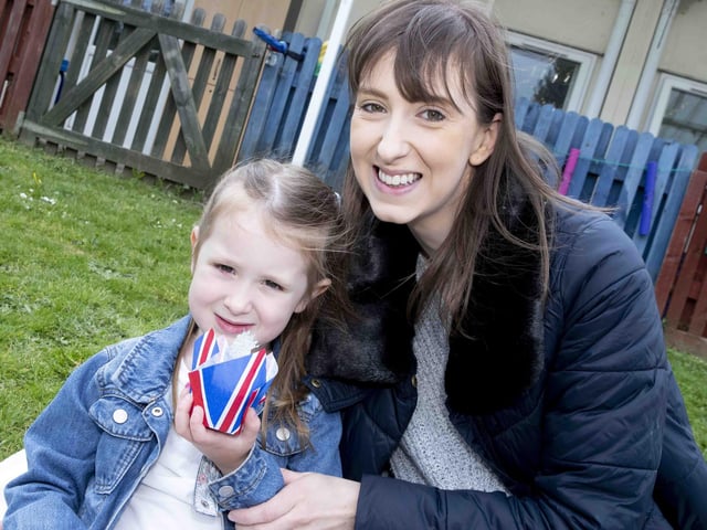 Children, parents and staff enjoyed an afternoon tea as a tree was planted to mark the Queen's 70-year reign.