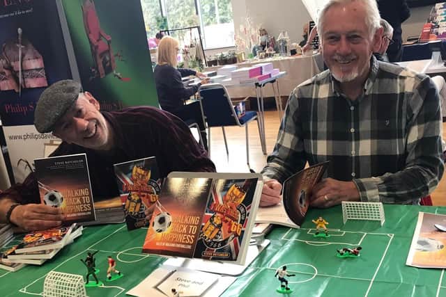 Players from the club have released a book documenting their experiences playing walking football (Picture courtesy of Moulton Masters' Facebook page)