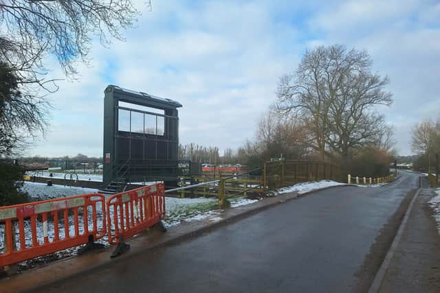 The bridge near White Mills Marina will close for reconstruction on January 12