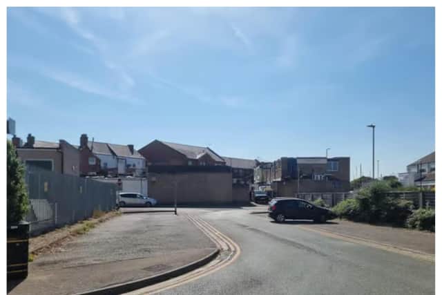 Parking enforcement began here, behind shops on Kingsthorpe Front, in August