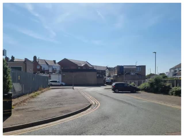 Parking enforcement began here, behind shops on Kingsthorpe Front, in August
