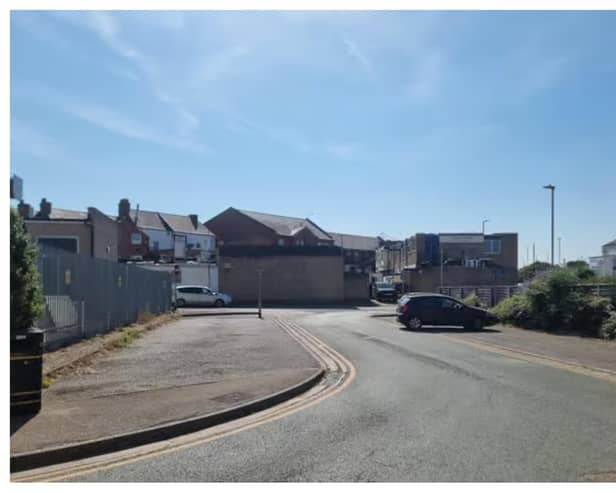 Parking enforcement began here, behind shops on Kingsthorpe Front, in August
