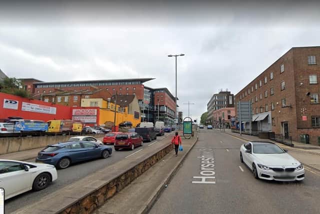 The brawl took place in Horseshoe Street in the early hours of Sunday morning (July 24).