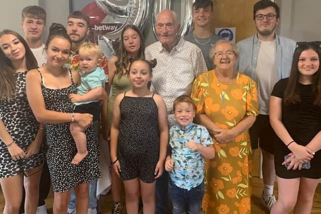 Doris and Frank have two daughters, five grandchildren and 12 great grandchildren