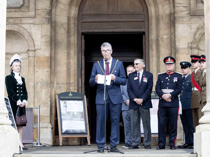 The Armed Forces Day celebrations in Northampton town centre held on Saturday (June 29) included entertainment and interviews with military personnel.