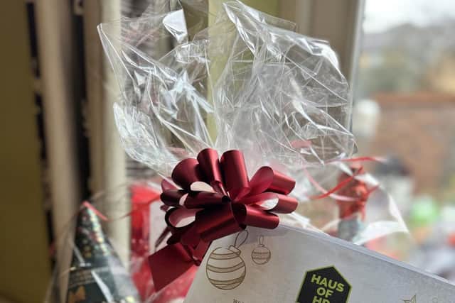 The hampers that will be surprising patients on the wards.