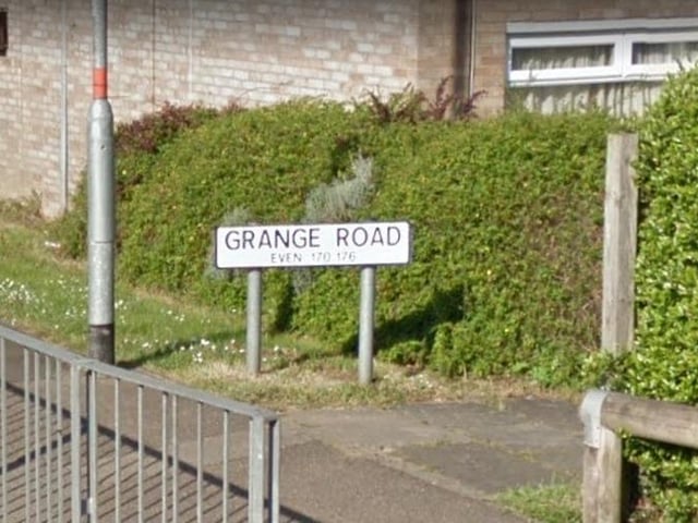 The Northampton street with the fifth highest number of reports relating to violence and sexual offences in January 2023 was Grange Road, with seven.