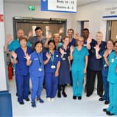 Some of the Critical Care Team at NGH celebrating its first anniversary
