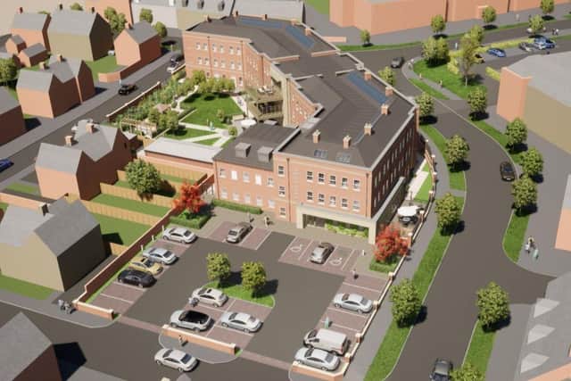 An artist's impression of what the care home will look like.