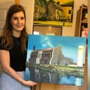 Sophie Slade graduated four years ago with a first class degree in fine art, and launched her collection ‘Paint the Town in Colour’ shortly after.