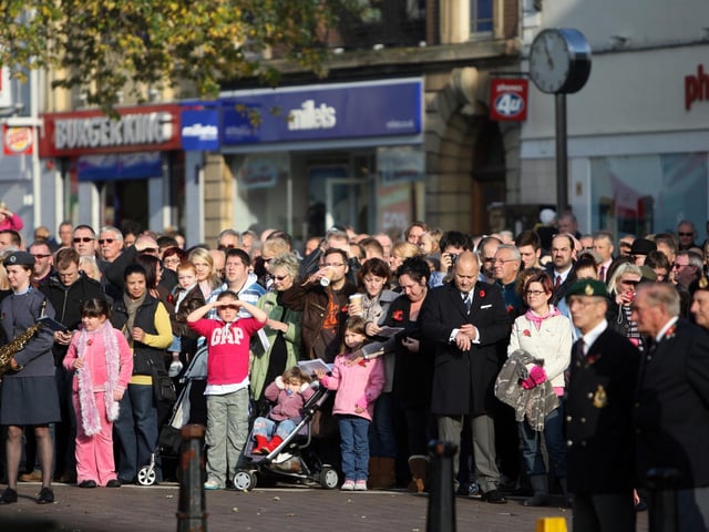 2011 - Remembrance Day Parade in Northampton Town Centre.