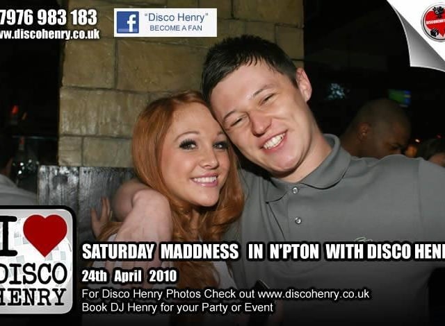 Nostalgic pictures from an April night out in town 13 years ago