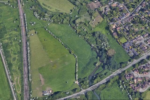 Police are hunting a man who indecently exposed himself to a woman out walking her dog in Kingsthorpe Fields earlier this month