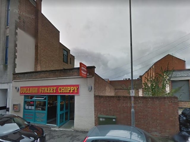The former College Street Chippy in College Street was famous in the town. The freehold site is currently up for sale for £250,000 with planning permission to build three-flats as pat of an extension.