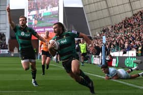 Ollie Sleightholme scored a hat-trick for Saints (photo by David Rogers/Getty Images)