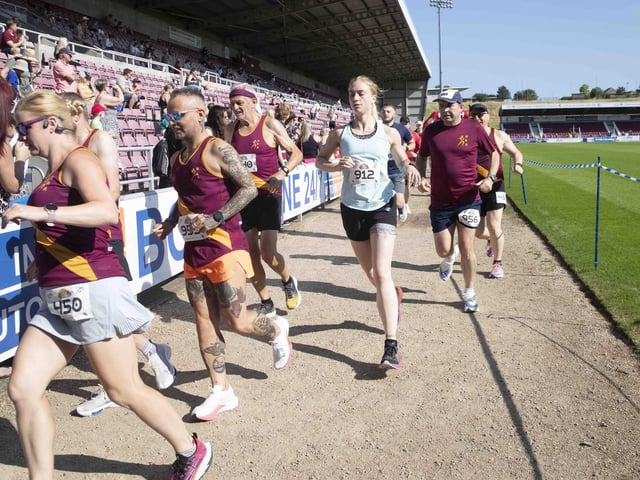 Hundreds of runners took part in the race on Sunday June 25, which started and finished at Sixfields stadium.