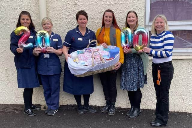 The 2,000 starter pack was delivered to the Community Midwifery Central Team at Northampton General Hospital in January.