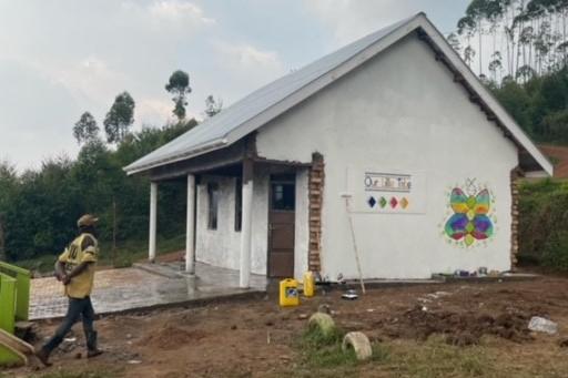 The special needs classroom Ross and the other volunteers completed and opened for the children at the school.