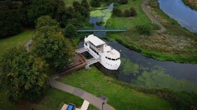 Northampton's boat restaurant, The Ark, is up for sale for £500k