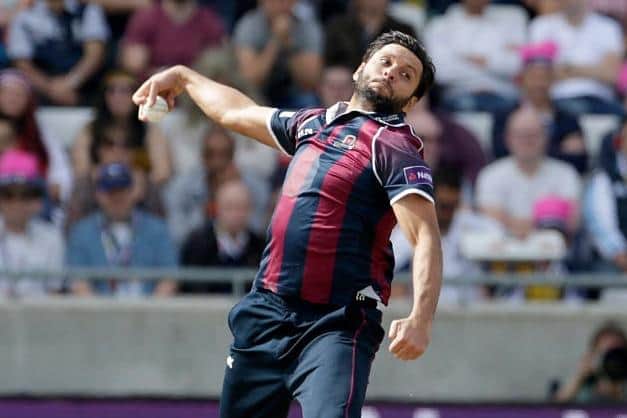 Former Steelbacks all-rounder Shahid Afridi will play for the Pakistan Champions team in the Championship of Legends at the County Ground in Northampton