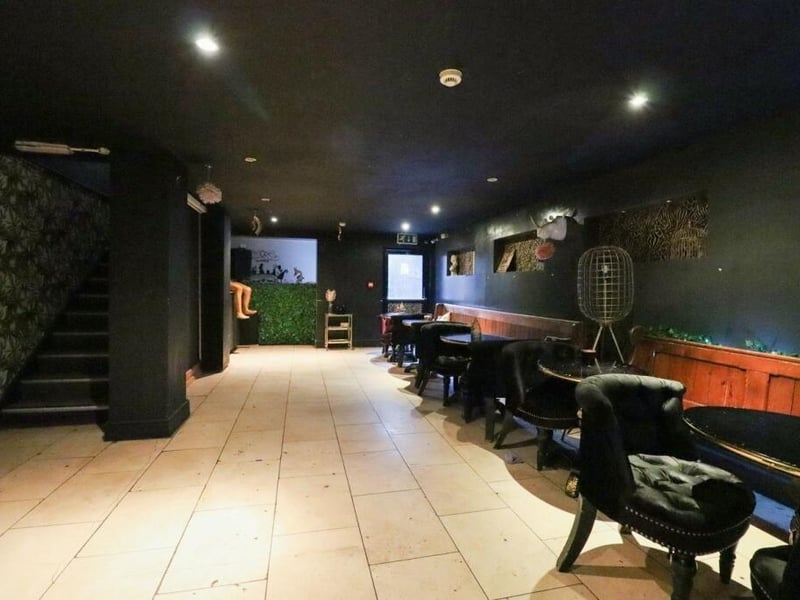 The large floor space is ideal for a variety of hospitality and leisure functions