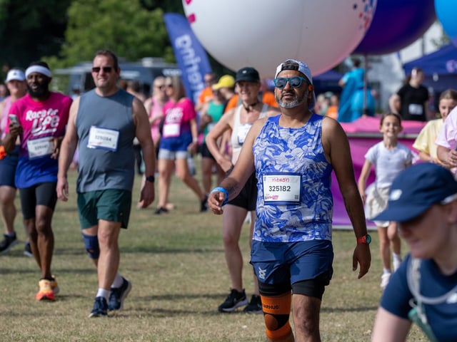 Runners taking part in the Race For Life at Abington Park in Northampton on Sunday, July, 12, 20026. Photo by David Jackson.