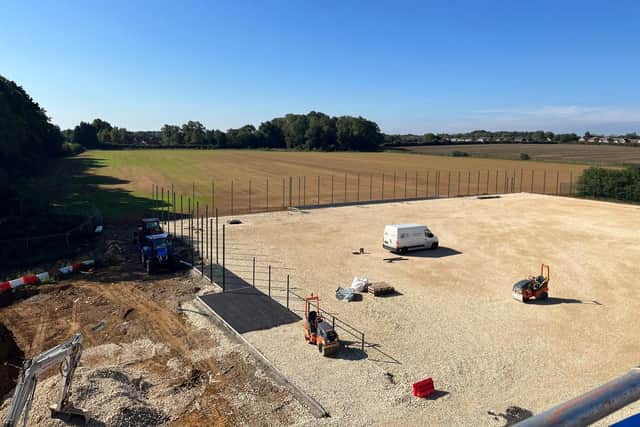 The school is being built on a 24-acre plot in Thorpeville, just off the A43, near Moulton.