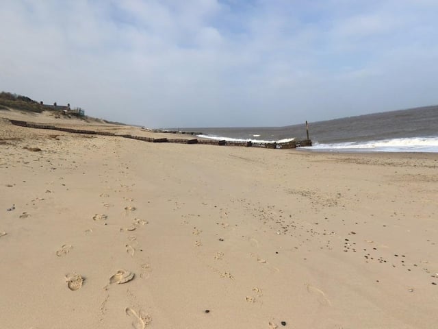 Caister on sea is a large village and seaside resort in Norfolk, not far from Great Yarmouth with a long, sandy beach.