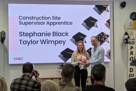 Stephanie Black, trainee assistant site manager for Taylor Wimpey South Midlands