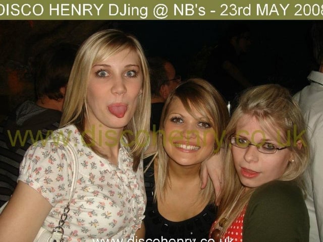 Nostalgic pictures from a Friday night out at NB's