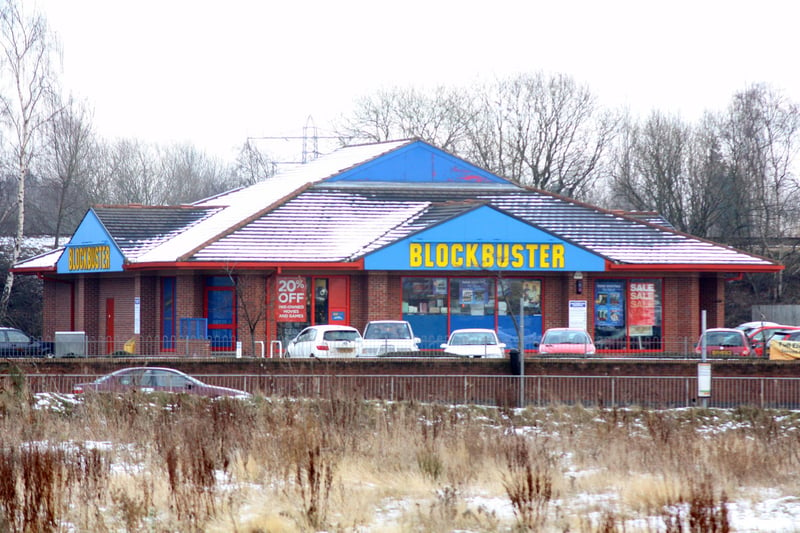 The former Blockbuster store on Derby Road.