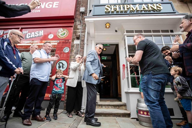 The iconic Shipmans Pub, situated in the Drapery in Northampton town centre reopened to the public - after eight years - on Friday July 22, 2022.