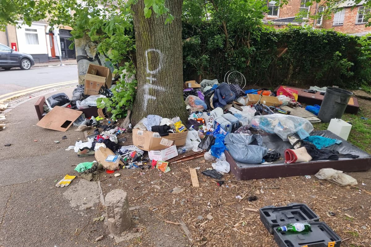 OPINION: 'Fly-tipping reports are down but my pictures of Northampton ...